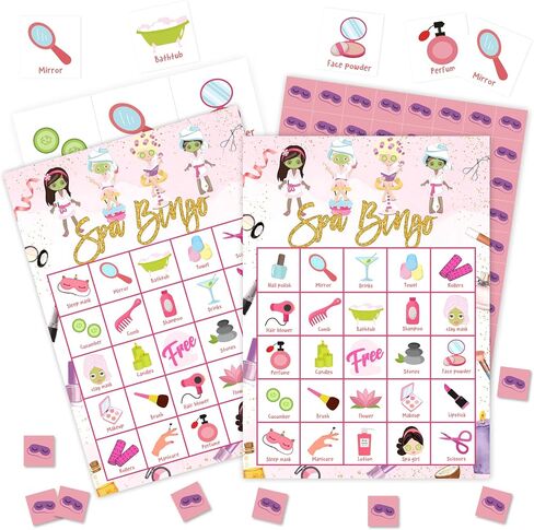 Baby Shower Games Bingo Cards, Bear Theme Bingo Game, Shower Game for Family Friends Large Multiplayer Group Activities, Bear Party Birthday Favors Gifts -14 in Kuwait