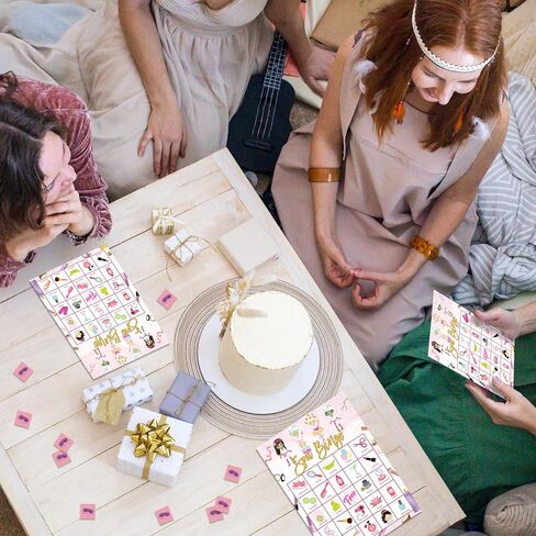 Baby Shower Games Bingo Cards, Bear Theme Bingo Game, Shower Game for Family Friends Large Multiplayer Group Activities, Bear Party Birthday Favors Gifts -14 in Kuwait