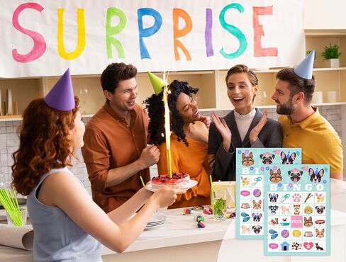 Baby Shower Games Bingo Cards, Bear Theme Bingo Game, Shower Game for Family Friends Large Multiplayer Group Activities, Bear Party Birthday Favors Gifts -14 in Kuwait