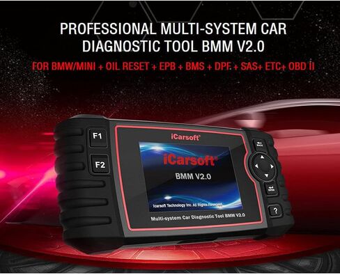 ماسح ضوئي obd2 ثنائي الاتجاه من iCarsoft لسيارة Land Rover/Jaguar، أداة مسح تشخيصي متعمق للأنظمة الكاملة، 38 إعادة ضبط/118 بيانات رسومية، قارئ رمز نقل محرك ABS SRS -LR V3.0 (إصدار محسن) in Saudi Arabia