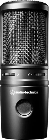 ميكروفون USB بمكثف قلبي من Audio-Technica AT2020USB-X، أسود (متجدد) in Saudi Arabia