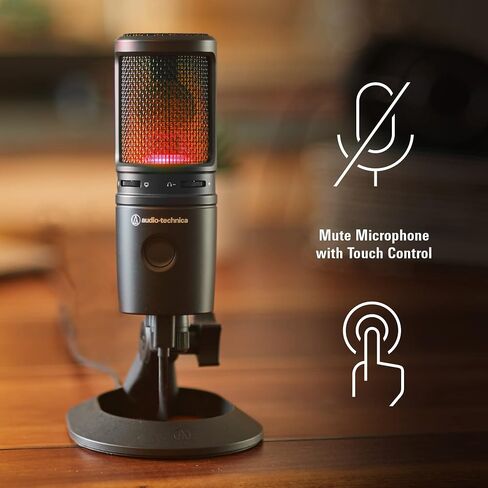 ميكروفون USB بمكثف قلبي من Audio-Technica AT2020USB-X، أسود (متجدد) in Saudi Arabia