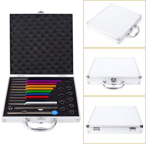 مجموعة شوكة ضبط الشاكرا، 10 شوكات ضبط متعددة الألوان مع قطعة قماش للتنظيف، ومطارق مطاطية، والتأمل، واليوجا، والشفاء in Kuwait