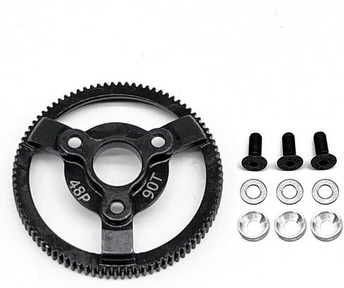 RC 48P 83T Spur Gear من الصلب المقوى Spur Gear ترقيات جزء لـ Traxxas 1/10 Slash Stampede Rustler Bandit 2WD VXL XL-5 F-150 SVT، (83T) in Kuwait