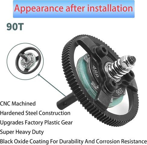 RC 48P 83T Spur Gear من الصلب المقوى Spur Gear ترقيات جزء لـ Traxxas 1/10 Slash Stampede Rustler Bandit 2WD VXL XL-5 F-150 SVT، (83T) in Kuwait