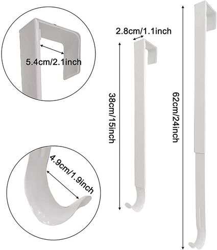 Kederwa Wreath Door Hanger, Adjustable Wreath Hook Holder from 15-24inch Metal Hanger for Halloween Fall Christmas Wreath Decorations in Saudi Arabia