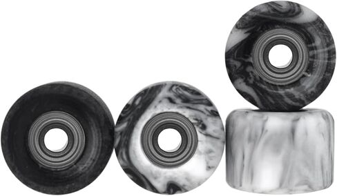 Teak Tuning Apex 61D Urethane Fingerboard Wheels - Mini Shorty Shape, 6.6mm Diameter - ABEC-9 Stealth Bearings - Made in The USA - Gumdrop Colorway in Saudi Arabia