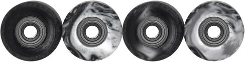 Teak Tuning Apex 61D Urethane Fingerboard Wheels - Mini Shorty Shape, 6.6mm Diameter - ABEC-9 Stealth Bearings - Made in The USA - Gumdrop Colorway in Saudi Arabia