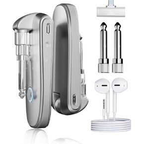 Wireless Guitar System, Temvox 5.8G Wireless Guitar Transmitter Receiver, 35 Channels Rechargeable Bluetooth Transmitter for Electric Guitar Bass