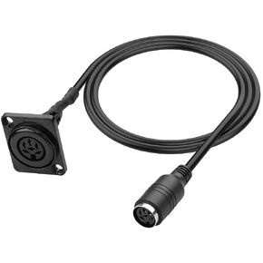 MEIRIYFA D-Type DIN 6 PIN MIDI Audio Signal Cable 6 Pin DIN Female to Female Extension Cord Panel Mount AV Adapter Audio Plug Cable for Digital Audio Devices-83CM (DIN 6PIN Female)