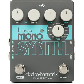 Electro-Harmonix Bass Mono Synth Bass Synthesizer Pedal