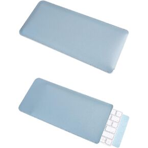 Acogedor Keyboard Case, Ultra Slim PU Leather Keyboard Sleeve Bag Case Suitable for Magic Keyboard 2, Not Included Keyboard, 30x14x1cm (Light Blue)