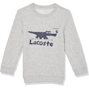 Lacoste Little Kid's Crewneck Big Croc Sweatshirt