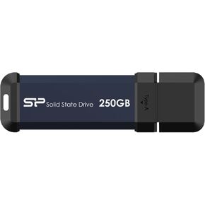 سيليكون باور 1 تيرابايت MS60 USB 3.2 Gen 2 SSD خارجي محمول أزرق in Kuwait