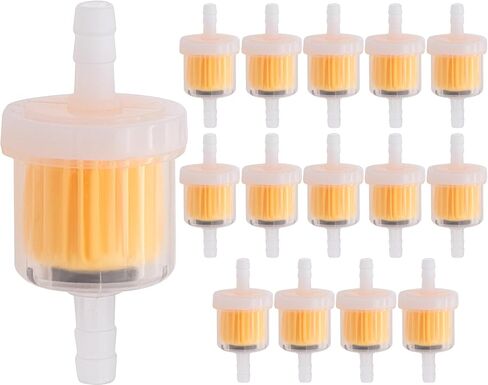 6PCS 1/4 Inch Gas Inline Fuel Filters, with magnet, Universal for Stratton Small Engine, Kohler, Kawasaki, Birggs, John Deere, Gasoline Generator Lawn Mower Motorcycle in Saudi Arabia