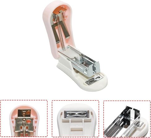 Lilaly 1 Pack Staplers for Desk Staplers, Blue Stapler, Miniature Stapler with Staples Staplers Office, Gift for Student or Office Use (Blue) in Saudi Arabia