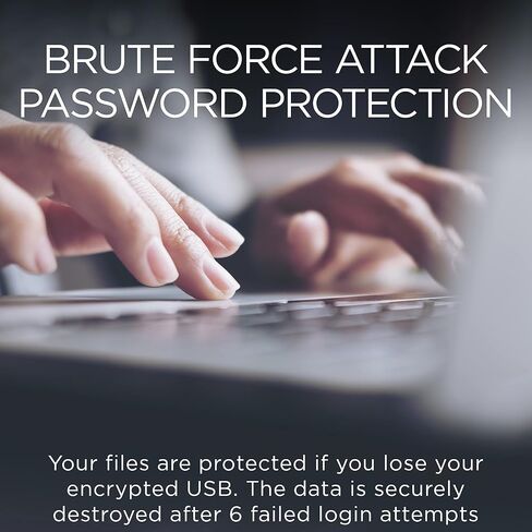 Integral 8GB Crypto Drive FIPS 197 Encrypted USB3.0 Flash Drive (AES 256-bit Hardware Encryption) in Kuwait