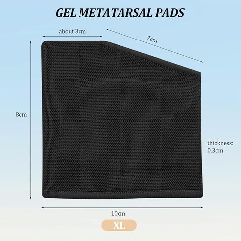 Metatarsal Pads for Men and Women-4 Pieces-Help Metatarsalgia, Mortons, Neuroma, Calluses Blisters, Diabetic Feet (Black) in Saudi Arabia