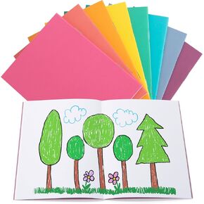 Mr. Pen- Colorful Blank Books, 4.2 x 5.5 Inches, 32 Pages, 8 Pack, Blank Notebooks for Kids, Mini Notebooks for Kids, Mini Journal for Students, Blank Journal for Kids, Unlined Notebook, Kids Journal