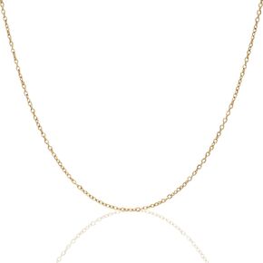 Hey Harper Easy Necklace 14k Gold Cable Chain Necklace For Women - Long and Waterproof Jewelry - Stainless Steel Necklace Perfect for Everyday Wear
