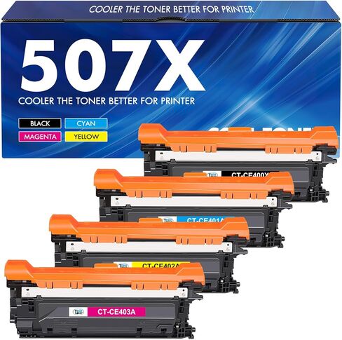 خراطيش حبر 414A 4 عبوات MFP M479fdw بديلة متوافقة مع HP 414A 414X لحبر الطابعة HP Color Laserjet Pro MFP M479fdw M479fdn M479dw M454dw M454dn M479dn (أسود سماوي أصفر أرجواني) in Kuwait