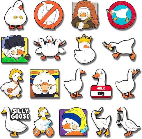 Cute Dog Shoe Charms, 14PCS Animal Kawaii Shoe Charm Party Favor Packs Bracelet Wristband Anime Decoration Accessories Gift for Boy Girl Men. in Saudi Arabia