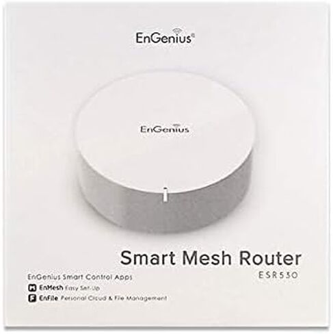 نظام EnGenius Whole Home Mesh WiFi - شبكة شبكة منزلية كاملة AC1300 مزدوجة النطاق، بتغطية تصل إلى 1500 قدم مربع، راوتر WiFi عالي الأداء (ESR530) in Kuwait