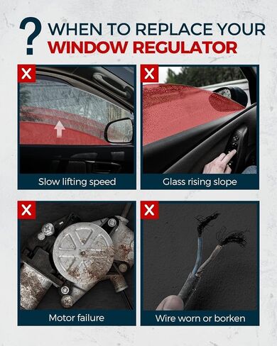 KAX 751-047 Power Window Regulator with Motor Front Right Passenger Side Original Equipment Replacement Compatible with for TL Base 2004-2008, TL Type-S 2007-2008 in Saudi Arabia