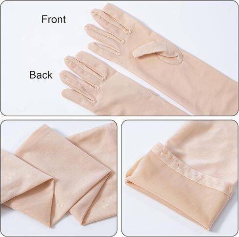 Driew Long Gloves for Women 4 Pairs 20inch, Elbow Gloves Flapper Evening Opera Gloves in Saudi Arabia