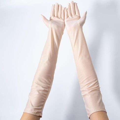 Driew Long Gloves for Women 4 Pairs 20inch, Elbow Gloves Flapper Evening Opera Gloves in Saudi Arabia