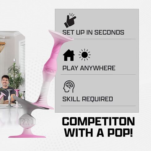 Popdarts PRO Pack Game Set, Retro | Indoor, Outdoor, Suction Cup Throwing Game, Competition with a POP in Kuwait