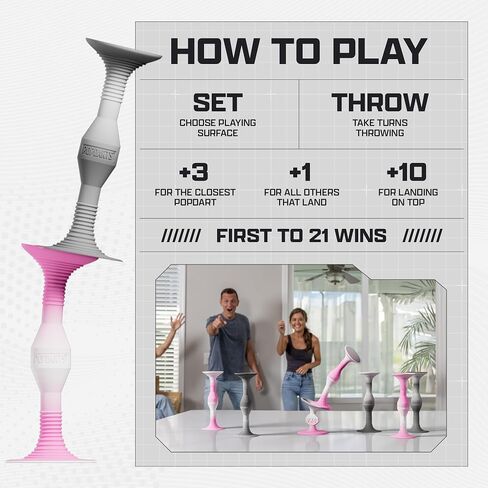 Popdarts PRO Pack Game Set, Retro | Indoor, Outdoor, Suction Cup Throwing Game, Competition with a POP in Kuwait