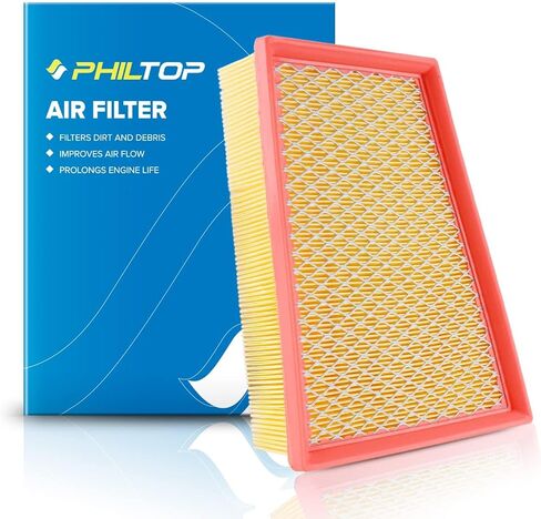 فلتر هواء المحرك PHILTOP، EAF073 (CA12289) بديل لكامري، كورولا، هايلاندر، أفالون، RAV4، RAV4 Prime، Venza، ES250، ES300h، UX200، BRZ، 86، C-HR، تحسين أداء المحرك in Kuwait