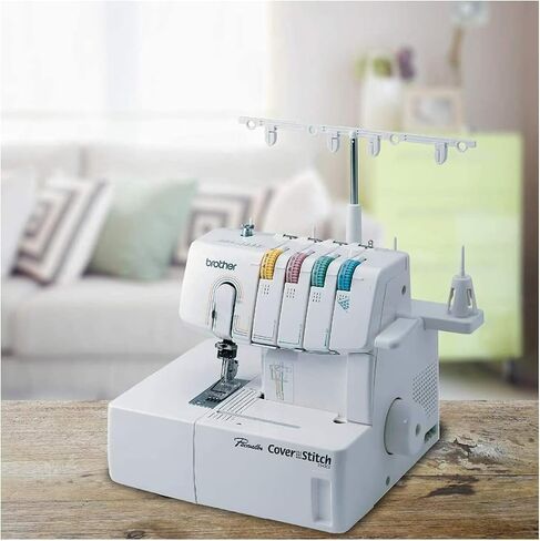 Brother Coverstitch Serger, 2340CV, Sturdy Metal Frame, 1,100 Stitches Per Minute, Trim Trap, Included Snap-on Presser Feet in Saudi Arabia