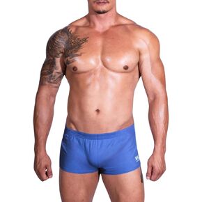 JJ Malibu Men's 2" Athletic Low Rise Short Shorts with 1 Side Pocket