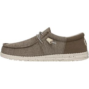 Hey Dude Men's Wally-Tri Varsity Sport Mesh | Men's Shoes | Men Slip-on Loafers | Comfortable & Light-Weight