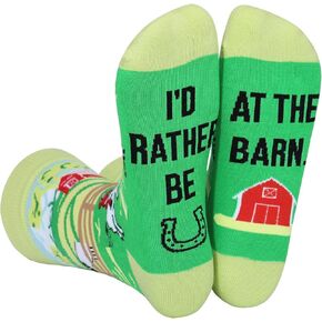 IRISGOD - I'd Rather Be Funny Dress Socks for Men and Women | Humor Joke Gifts