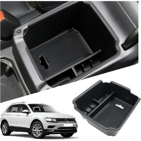 Ruiya 2024 Taos(S/SE/SEL) Behind Screen Organizer,for VW Taos Accessories Dash Storage Tray Compatible with 2022 2023 2024 VW Volkswagen Taos