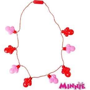 LUV HER Disney Mickey Mouse Christmas Light Up Holiday Necklace, Ages 3+
