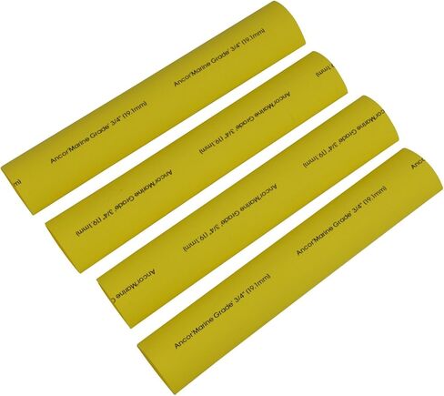 Ancor 307106 Marine Grade Electrical Adhesive Lined Heat Shrink Tubing (1-Inch Diameter, 6-Inches Long, Black, 3-Pack) in Kuwait