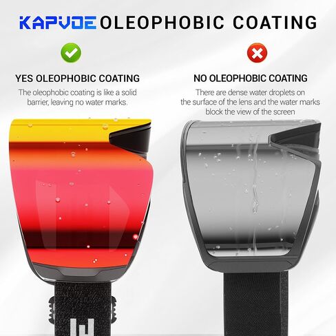 نظارات تزلج KAPVOE على الجليد للرجال والنساء نظارات ثلج مغناطيسية OTG مضادة للضباب حماية من الأشعة فوق البنفسجية بنسبة 1OO% in Kuwait