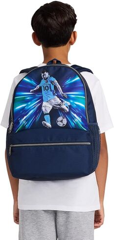 Messi Men's Lifestyle Large Core Backpack for Boys & Girls, Pockets & Adjustable Straps, Black, One Size in Kuwait