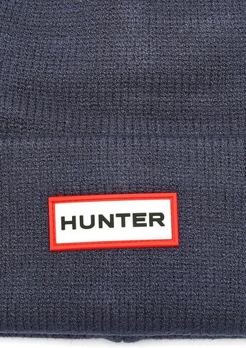 Hunter Women's Play Essential Cuff Beanie, Hat with Brand Logo, Comfortable & Warm Accessory, Red, One Size in Saudi Arabia