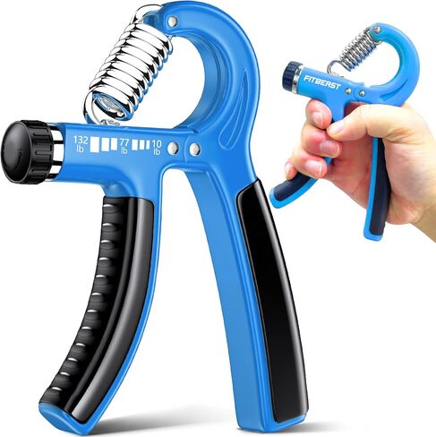 FitBeast Grip Strengthener Forearm Strengthener, Adjustable Hand Grip Strengthener for Strength Training & Rehabilitation, 10-132 lbs Resistance, Ideal for Athletes and Physical Therapy (1 Piece) in Kuwait