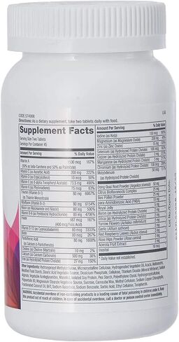 GNC Women's Active Multivitamin | Supports an Active Lifestyle | 30+ Nutrient Formula | Promotes Bone & Joint Health, Helps Energy Production | Clinically Studied Daily Vitamin | 90 Caplets in Saudi Arabia