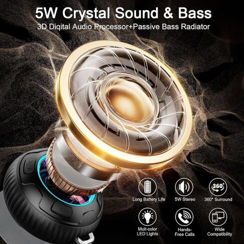 Portable Bluetooth Speaker, Wireless Speakers with Deep Bass in Saudi Arabia