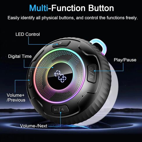Portable Bluetooth Speaker, Wireless Speakers with Deep Bass in Saudi Arabia