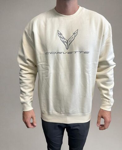 2020 C8 Corvette Stingray Crewneck Sweatshirt - Officially Licensed Chevrolet Pullover in Saudi Arabia