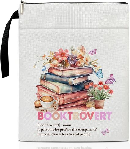 Inspirational Gifts Dragons Book Cover, Book Sleeve With Zipper, Book Pouch Book Cover Kindle Protector Sleeve, Book Sleeve for Book Lovers Gifts for Women Teen Librarian Bookworm Bookish -01 in Saudi Arabia