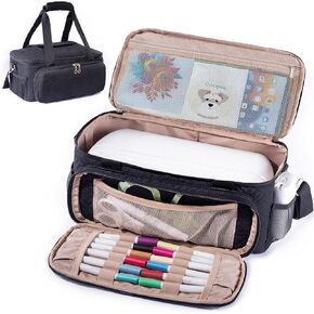IMAGINING Carrying Case Compatible with Cricut Joy Xtra Smart Cutting Machine, Cricut Joy Xtra Case with Pockets for Cricut Accessories, Cricut Tools